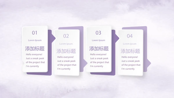 紫色唯美小清新医疗护士专用动态PPT模板