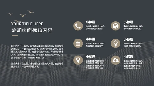 亮金奢华质感产品项目发布通用PPT模板