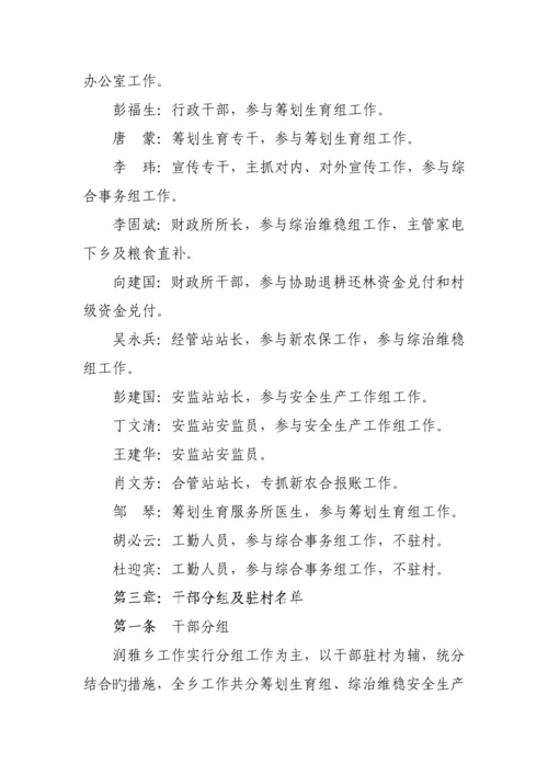 乡干部绩效考评实施标准细则.docx