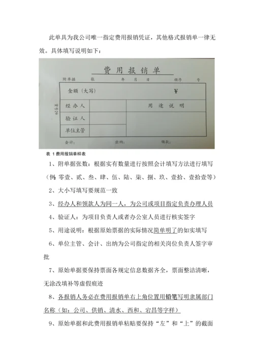 费用报销相关流程规定.docx