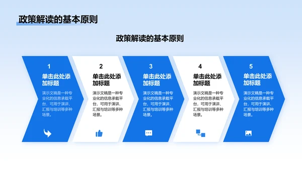 蓝色党政风政策解读培训课件PPT