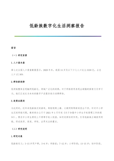 低龄族数字化生活洞察报告.docx