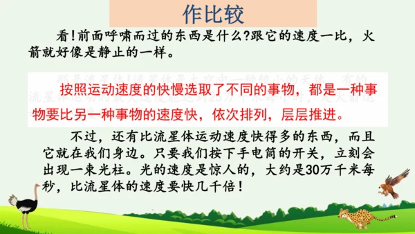 7 什么比猎豹的速度更快 第二课时 课件