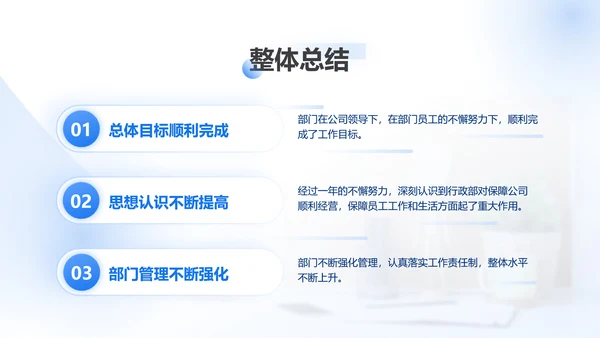 小清新清透蓝玻璃拟态风年终总结汇报PPT