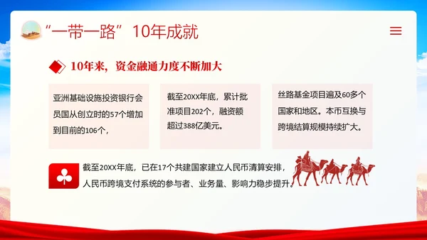 一带一路十周年PPT课件第三届“一带一路”国际合作高峰论坛PPT课件