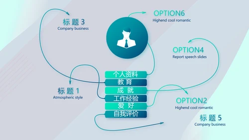 蓝色大气公司企业宣传介绍动态PPT