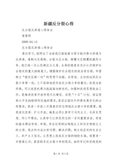 新疆反分裂心得 (4).docx