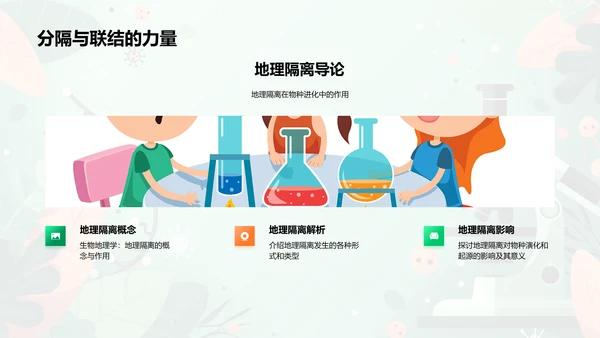 生物进化与物种起源PPT模板