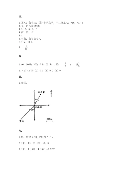 北师大版数学小升初模拟试卷精品（满分必刷）.docx