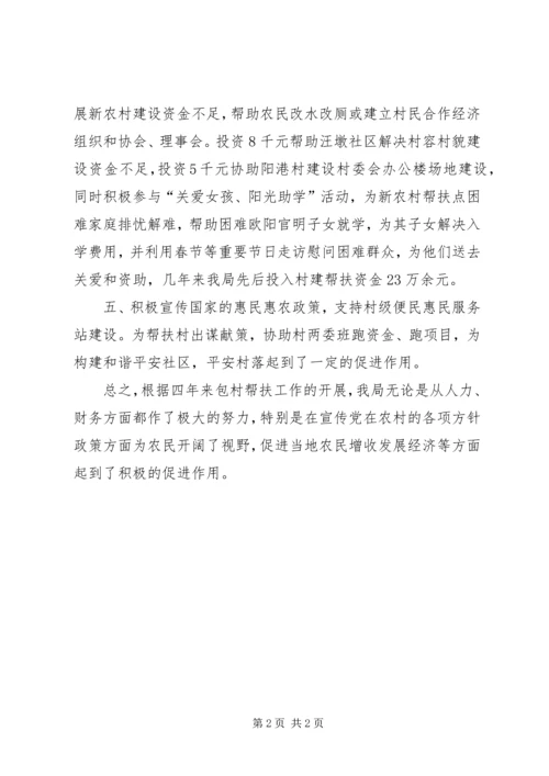 企业办村建帮扶活动汇报.docx