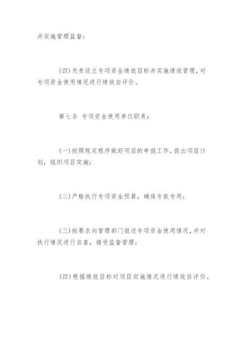 学校专项资金管理制度规定.docx