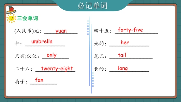 Unit 7 How much 复习课件（知识梳理+典例精练）(共32张PPT)