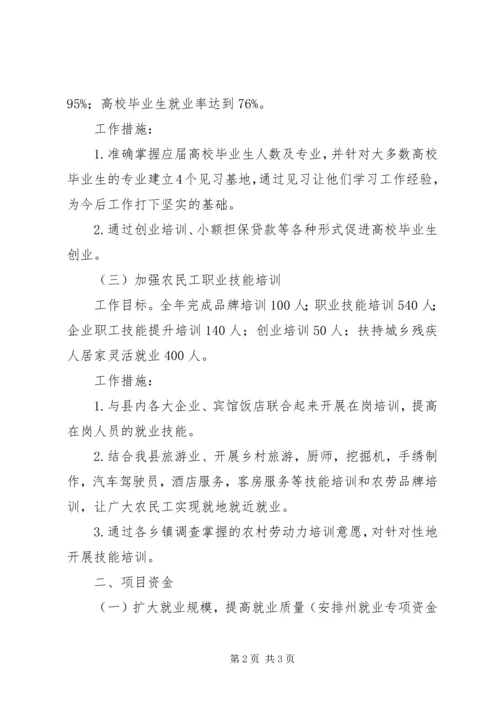 人保局某年就业促进工程实施方案.docx