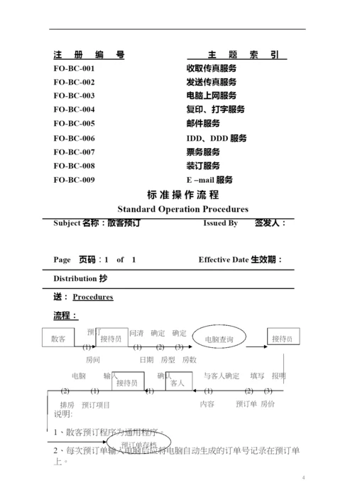 酒类资料某假日酒店管理体系文件(一).docx