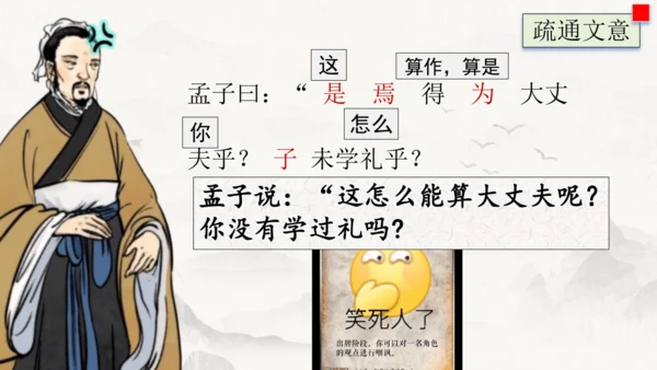 23《孟子》三章  富贵不能淫 课件