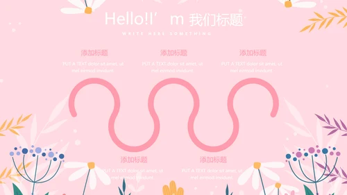 儿童女孩青春期教育指导动态PPT模板