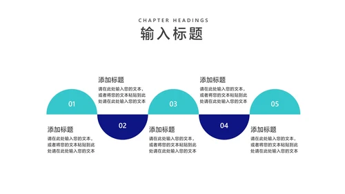 深蓝商务科技风工作总结项目分析报告PPT模板