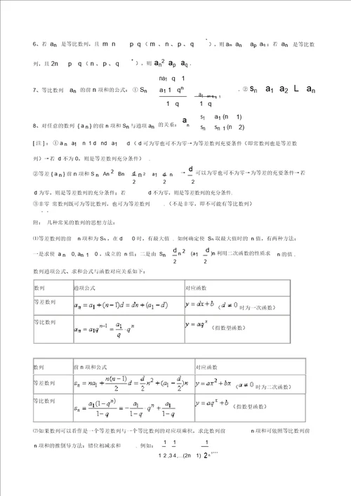 北师大版必修5知识点总结精品