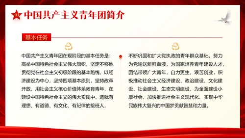中国共青团发展史历程团课共青团团课PPT课件