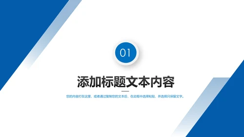 蓝色保险行业保险公司工作汇报通用PPT