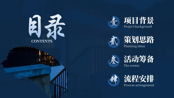 蓝色华府盛景地产样板间开发方案总结汇报PPT模板
