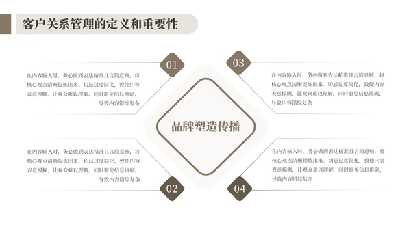 棕色客户关系管理与拓展工作总结