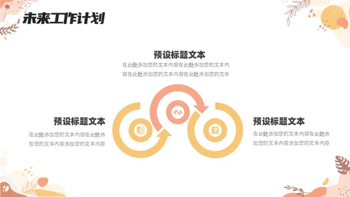 创意孟菲斯员工工作述职报告PPT孟菲斯风格