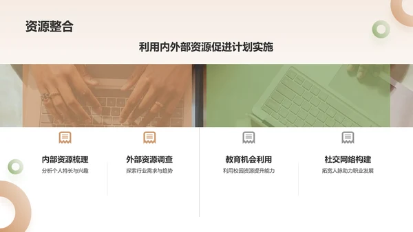 黄色大学生职业生涯规划PPT模板