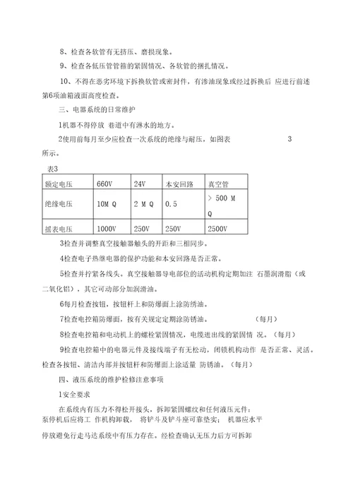 装岩机使用维护保养制度剖析