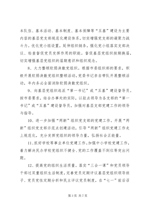 街道办事处落实基层党建责任实施方案.docx