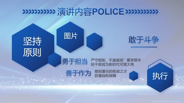 扫黑除恶弘扬正气公安警察动态PPT