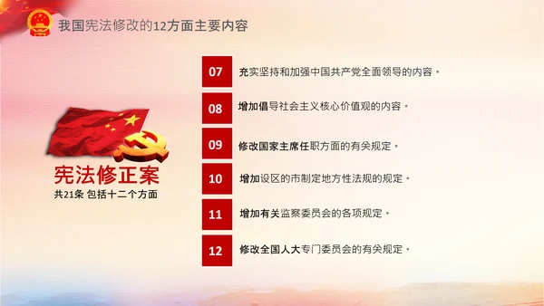 党课国家宪法日学习弘扬宪法精神PPT模板