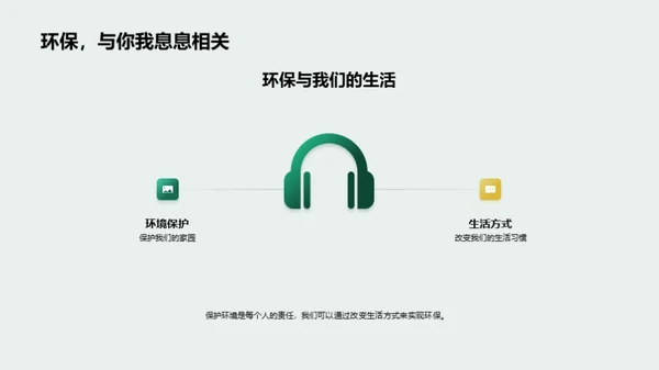 绿色生活，从我做起