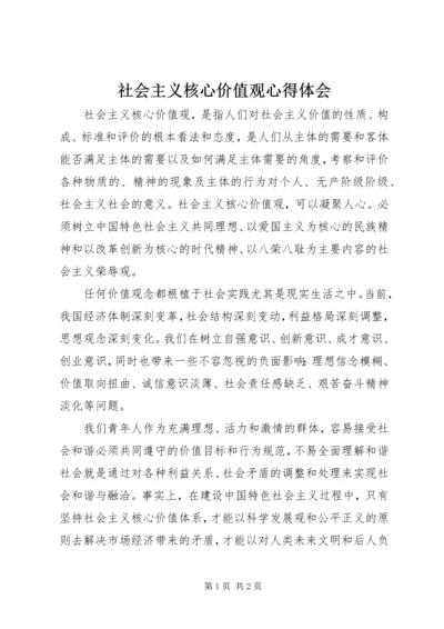 社会主义核心价值观心得体会 (7).docx