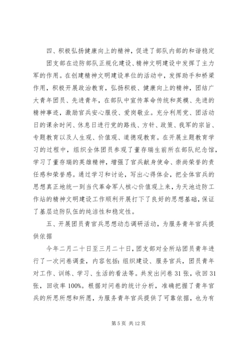 优秀团支部先进事迹材料.docx