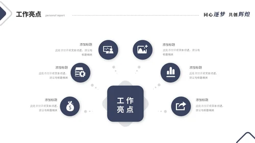 简约线条个人晋升述职报告工作汇报工作总结自我介绍ppt模板