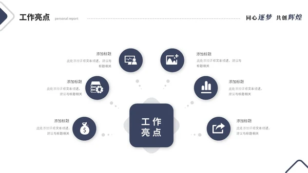 简约线条个人晋升述职报告工作汇报工作总结自我介绍ppt模板
