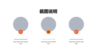扁平PPT截图说明