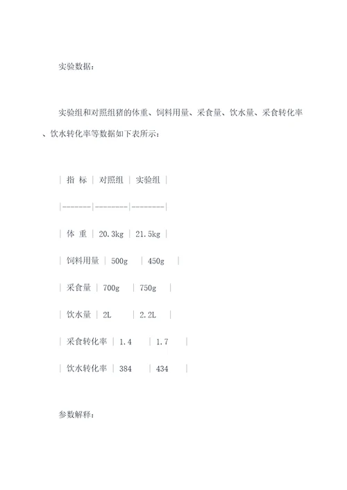 碱化饲料实验报告