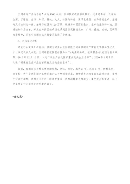 鸡蛋行业竞争分析-产业报告.docx