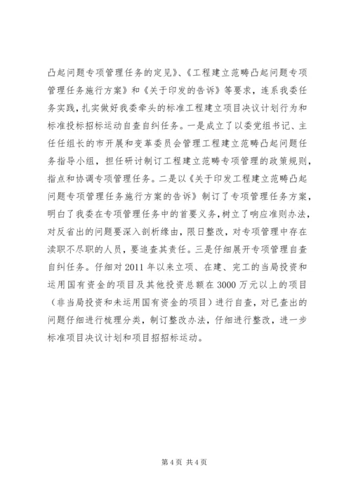 发改委稽察情况汇报.docx