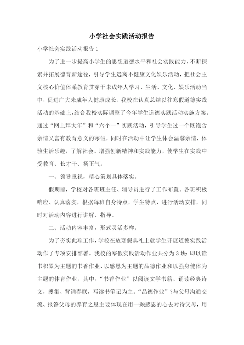 小学社会实践活动报告.docx
