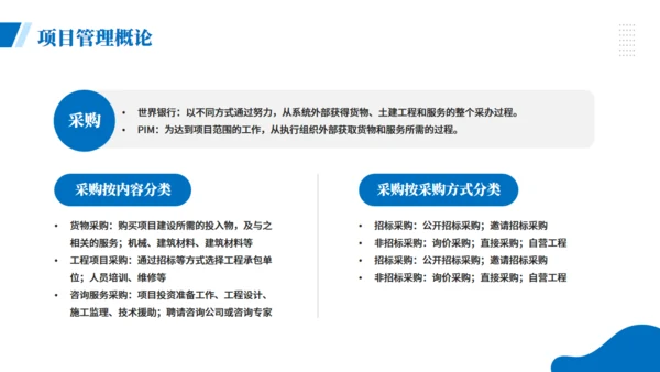 项目企业采购管理培训商务风通用PPT模板