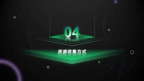 绿色科技风互联网工作汇报通用PPT模板
