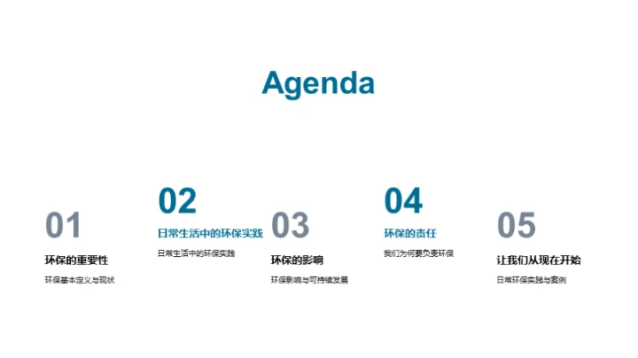 绿色生活，我行我素