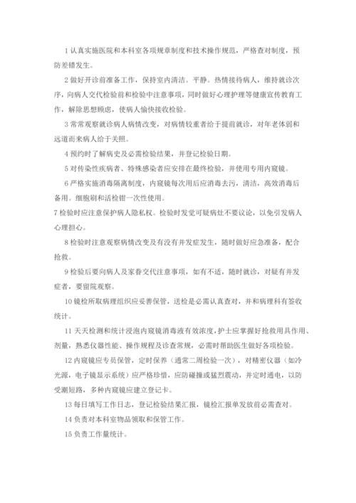内镜室设备应急专题预案职责等.docx