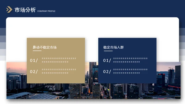 大气的商务风公司介绍PPT模板