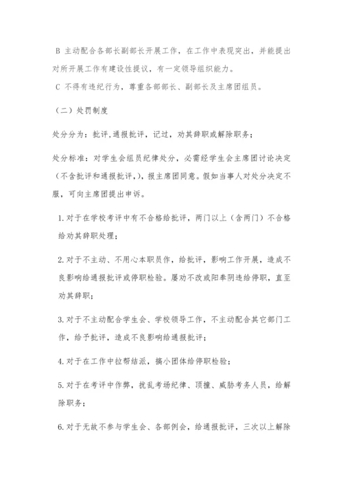 学生会标准规章核心制度.docx