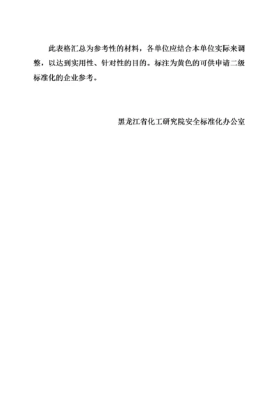 标准化记录全套表格.docx