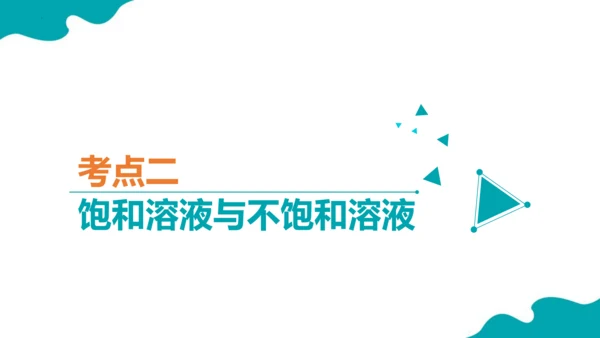 第九单元 溶液 复习课件 -2023-2024学年九年级化学下册同步精品课堂（人教版）